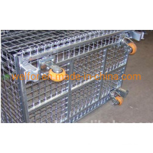 Galvanized Foldable Collapsible Metal Steel Storage Welded Wire Mesh Cage